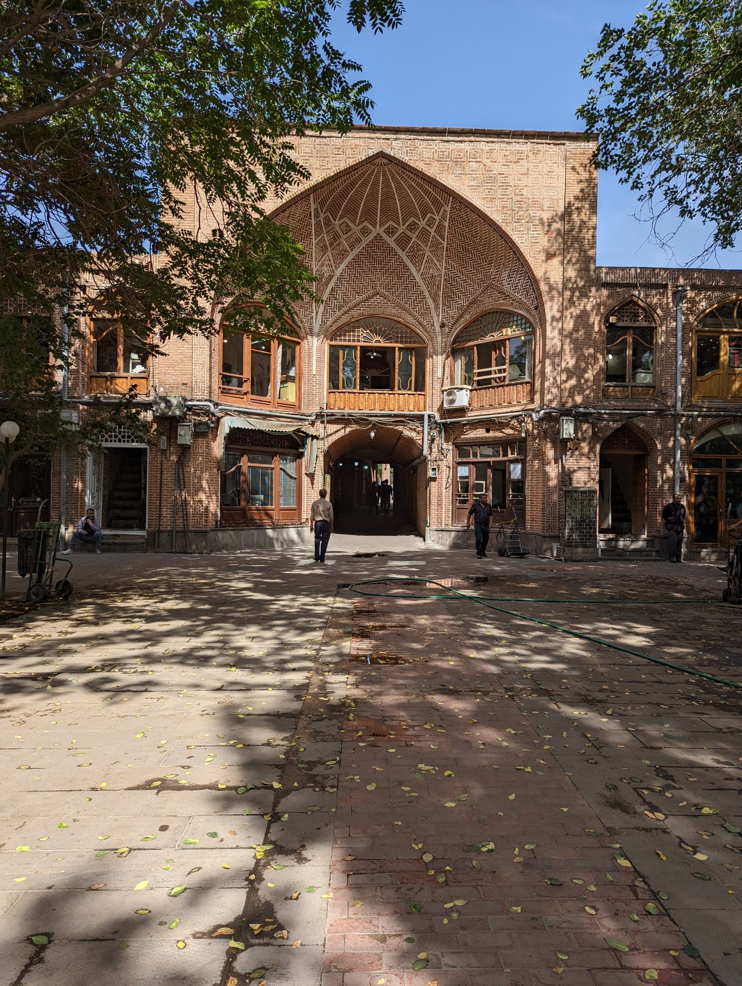 Trading rows and stalls of Tabriz's Grand Bazaar