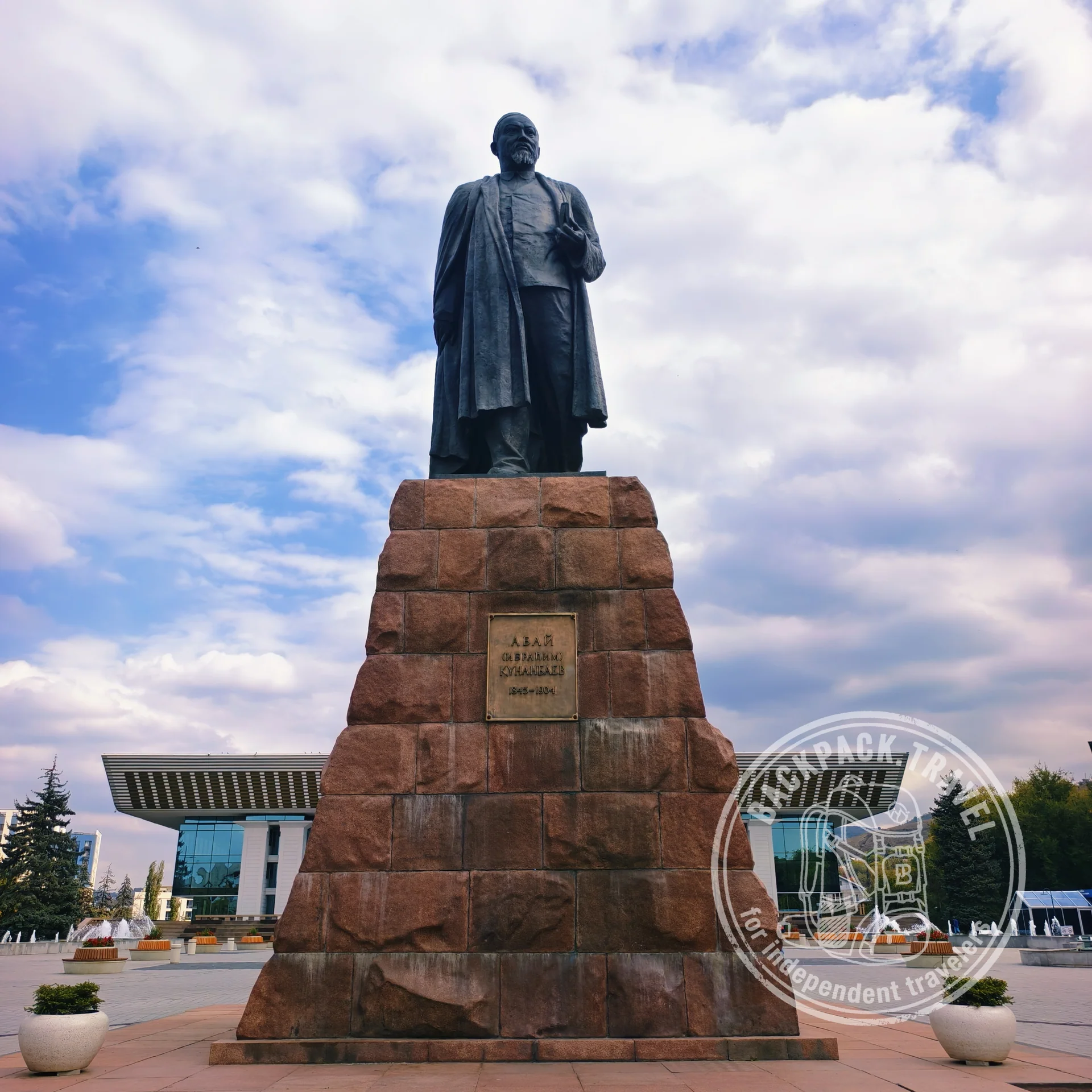 Monument to Abai in Almaty